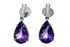 Picture of Earrings Amethyst Pear, Picture 1