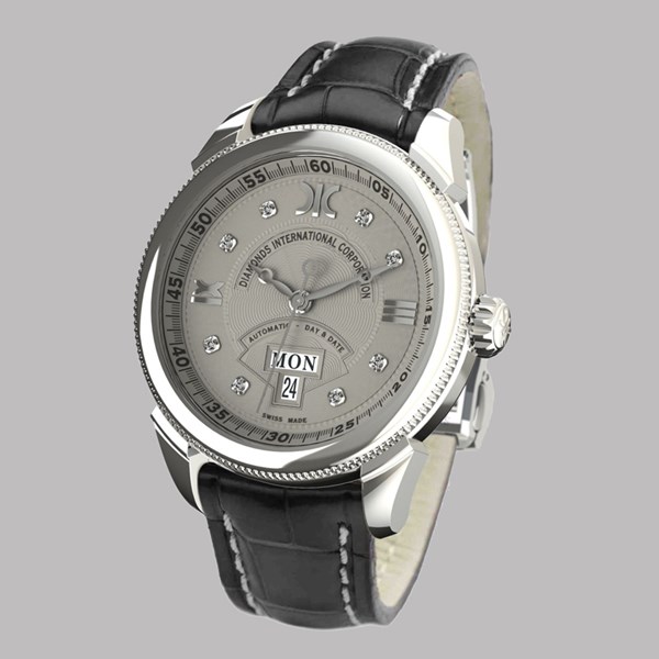 Picture of Диамантен часовник 9266-AA-GS-Leather
