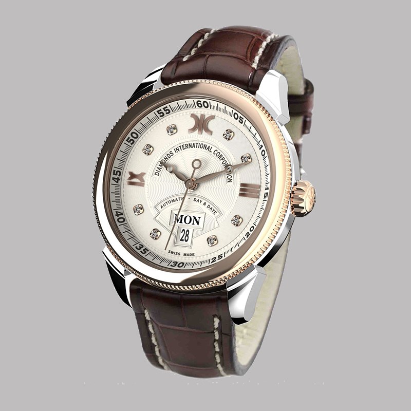 Picture of Diamond watch 9266-BA-AG-Leather