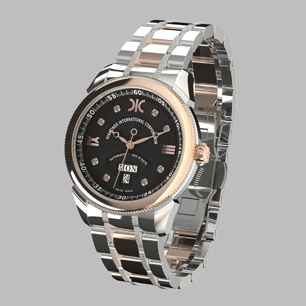 Picture of Diamantové hodinky 9266-BA-NR-Steel