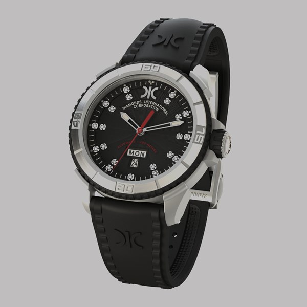 Picture of Diamantové hodinky 9280-AN-NR-Rubber
