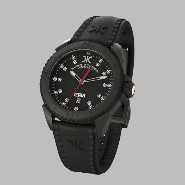 Picture of Diamantové hodinky 9280-NN-NR-Rubber