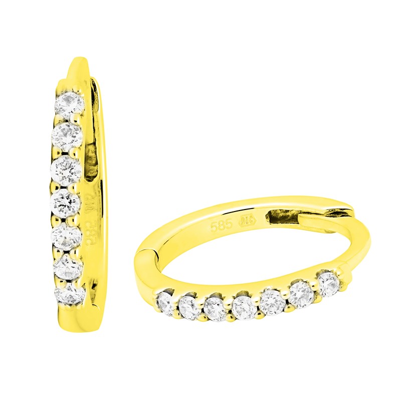 Picture of E-6238-YG - Earrings Daene