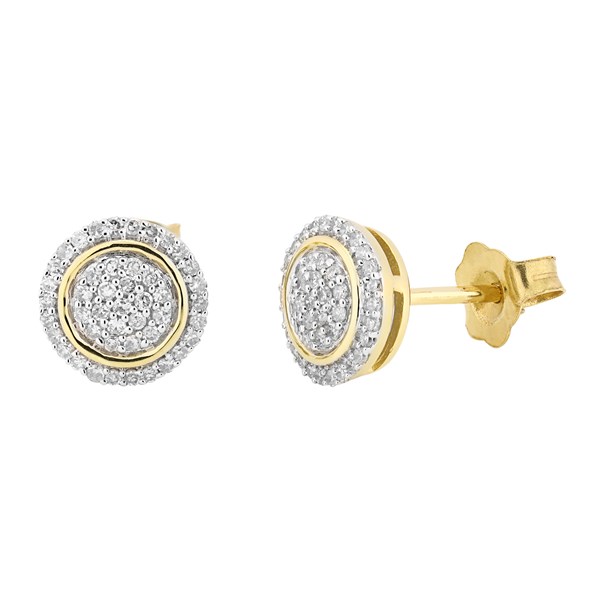 Picture of E-74356-YG -  Earrings Anita