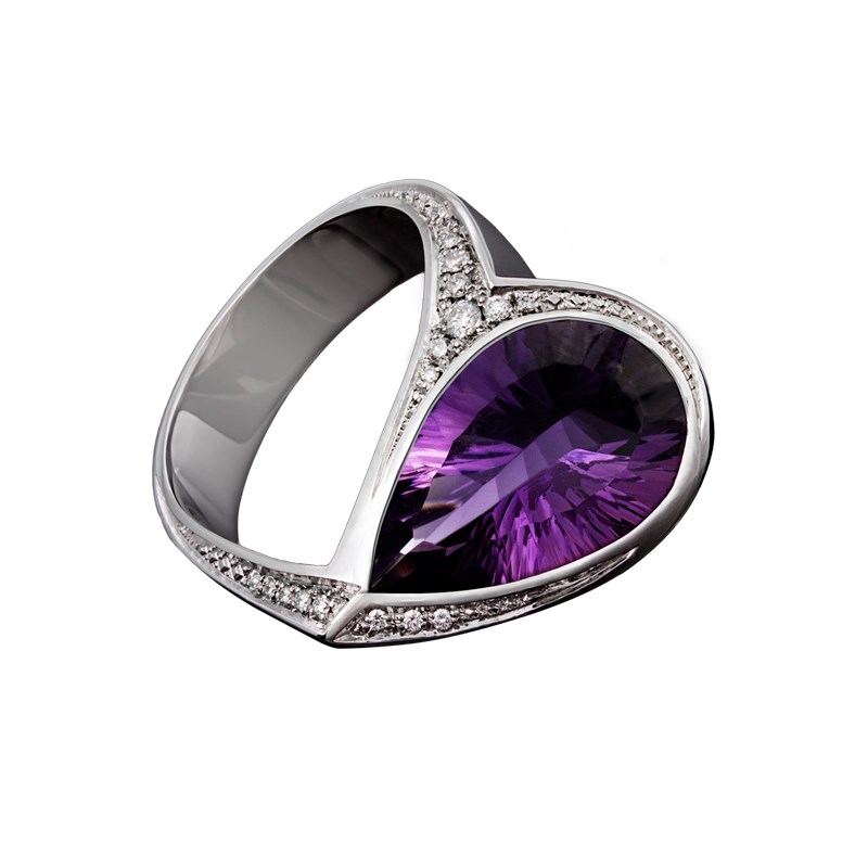 Picture of Ring Lila Drop