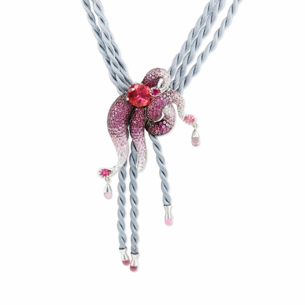 Picture of Náhrdelník Matragi Octopus Pink