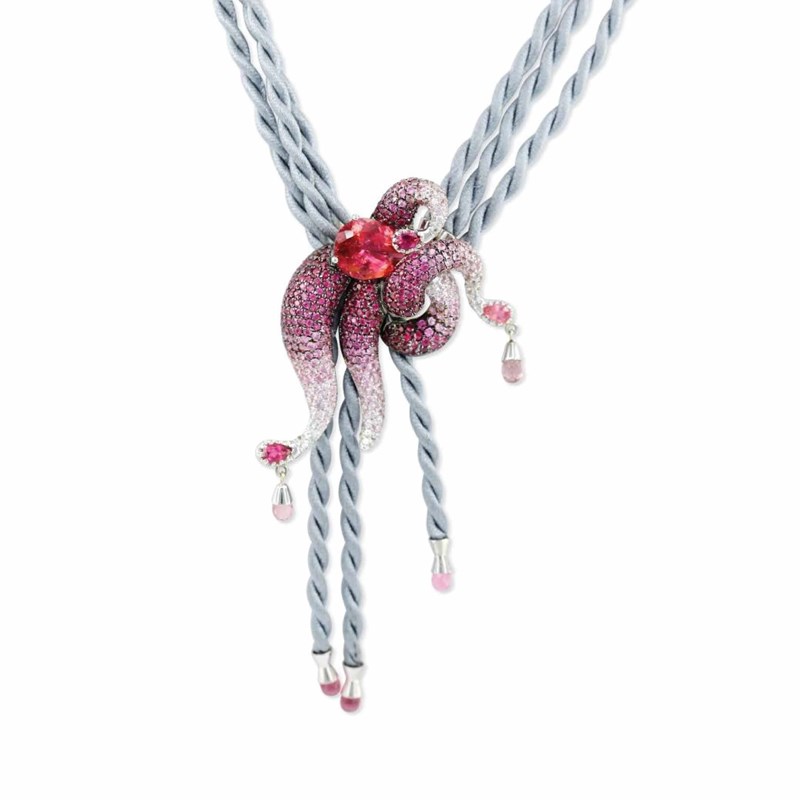 Picture of Колие Matragi Octopus Pink