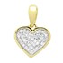 Picture of P-105214-YG - Pendant Heart , Picture 1