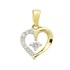 Picture of P-105420-YG - Pendant Heart, Picture 1