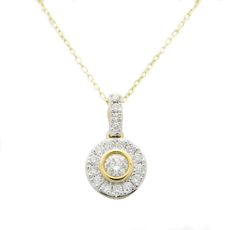 Picture of P-41165-YG - Pendant Erin