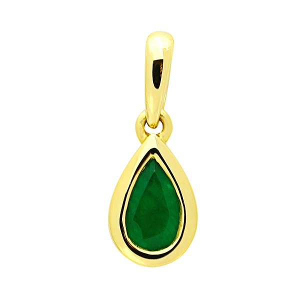 Picture of P-43742-YG - Pendant Dana Smaragd