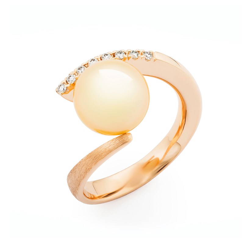 Picture of Ring Perla Gold + diam.okolí