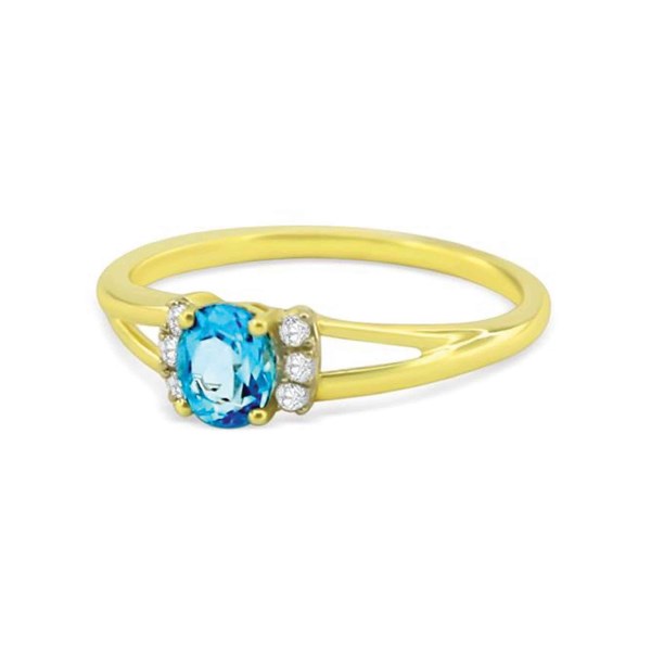 Picture of R-54039-YG - Ring Samira