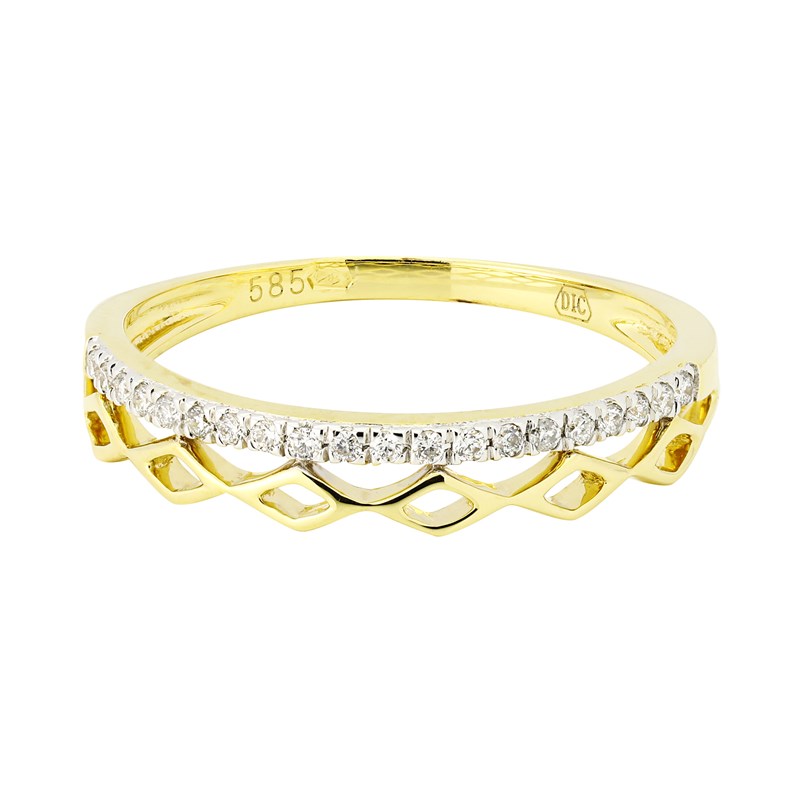 Picture of R-300377-YG - Ring Annabel