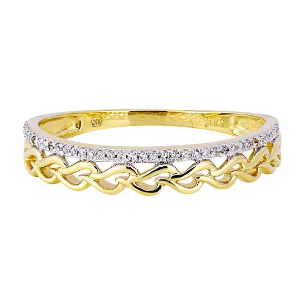 Picture of R-300536-YG - Ring Dania