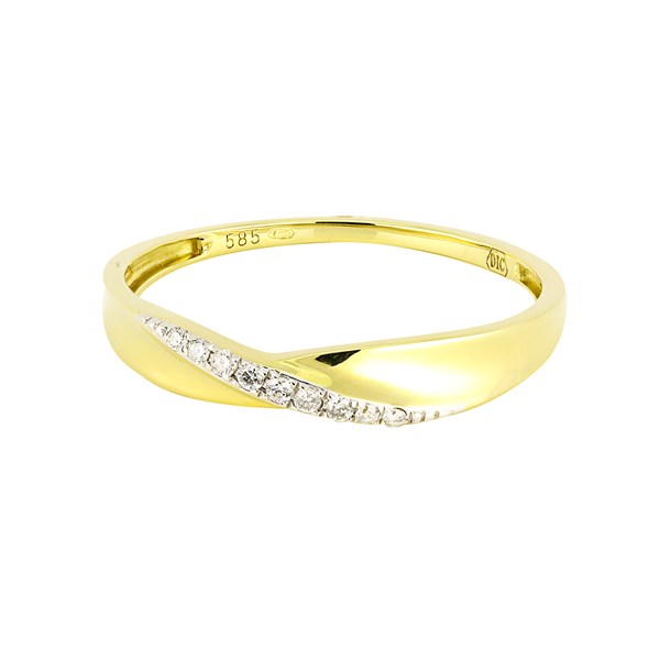 Picture of R-300552-YG - Ring Daisy