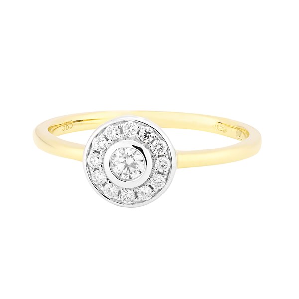 Picture of R-33387-YG - Ring Donna