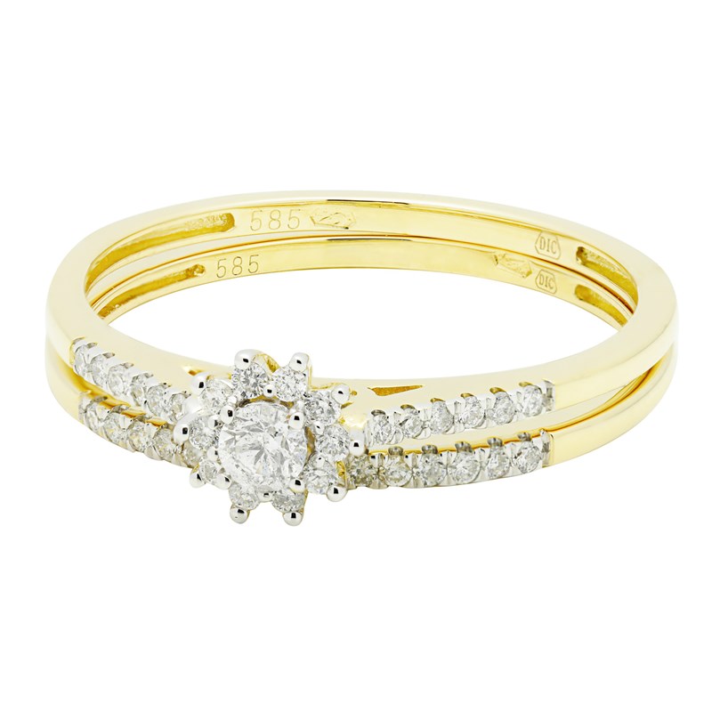 Picture of R-44695-YG - Ring Bridget