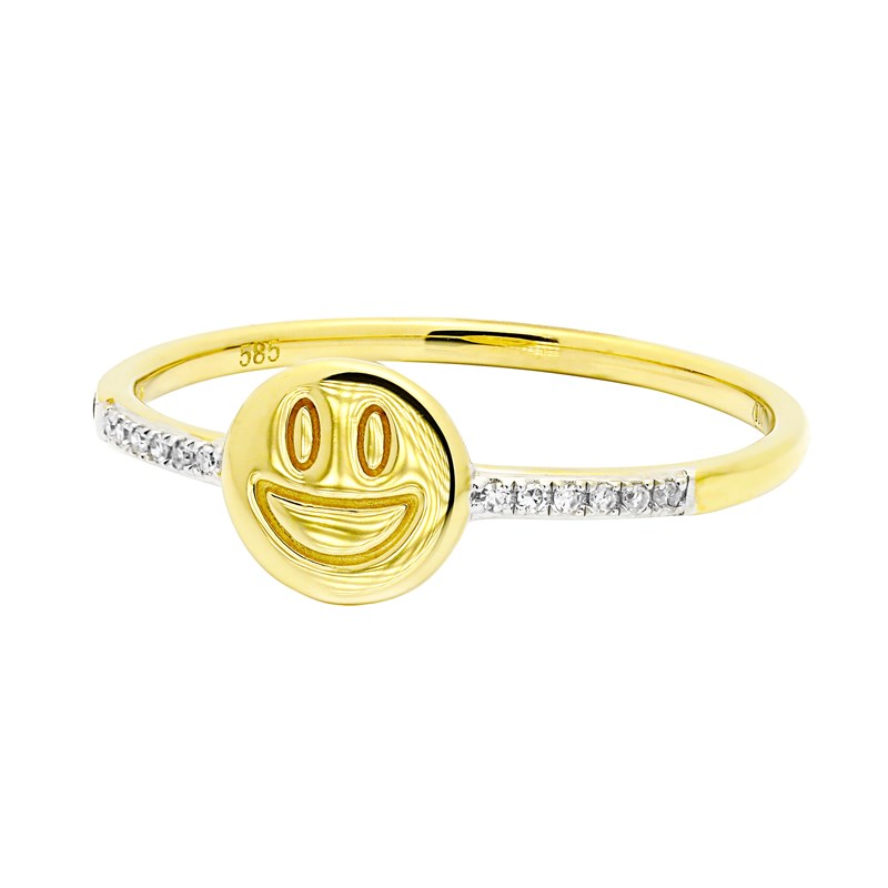 Picture of R-60288-YG - ring Beth