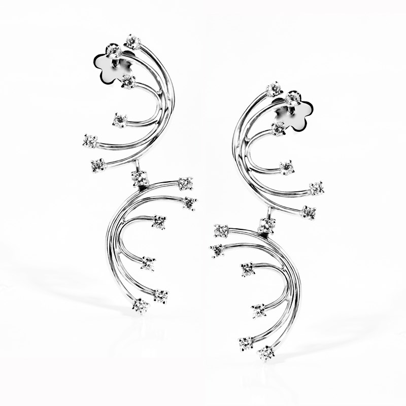 Picture of Earrings Snowflake II.