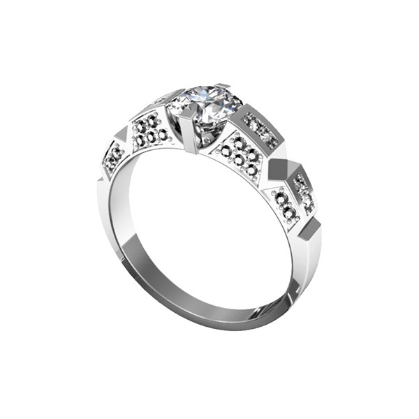Picture of Star White 18 kt
