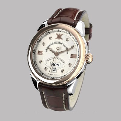 Picture of Diamond watch 9266-BA-AG-Leather
