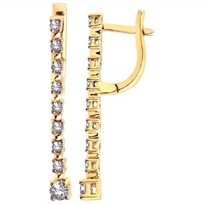 Picture of Diamond earrings Triple