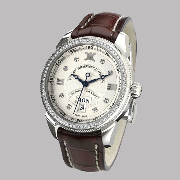 Picture of Diamond watch 9266-AD-AG-Leather
