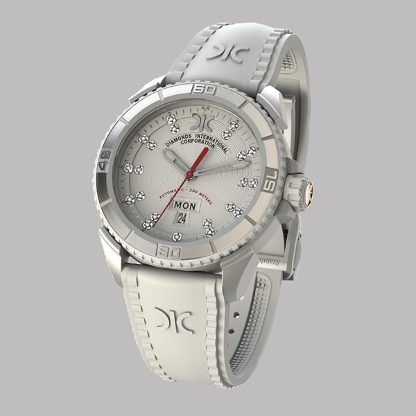Picture of Diamond watch 9280-AI-AG-Rubber